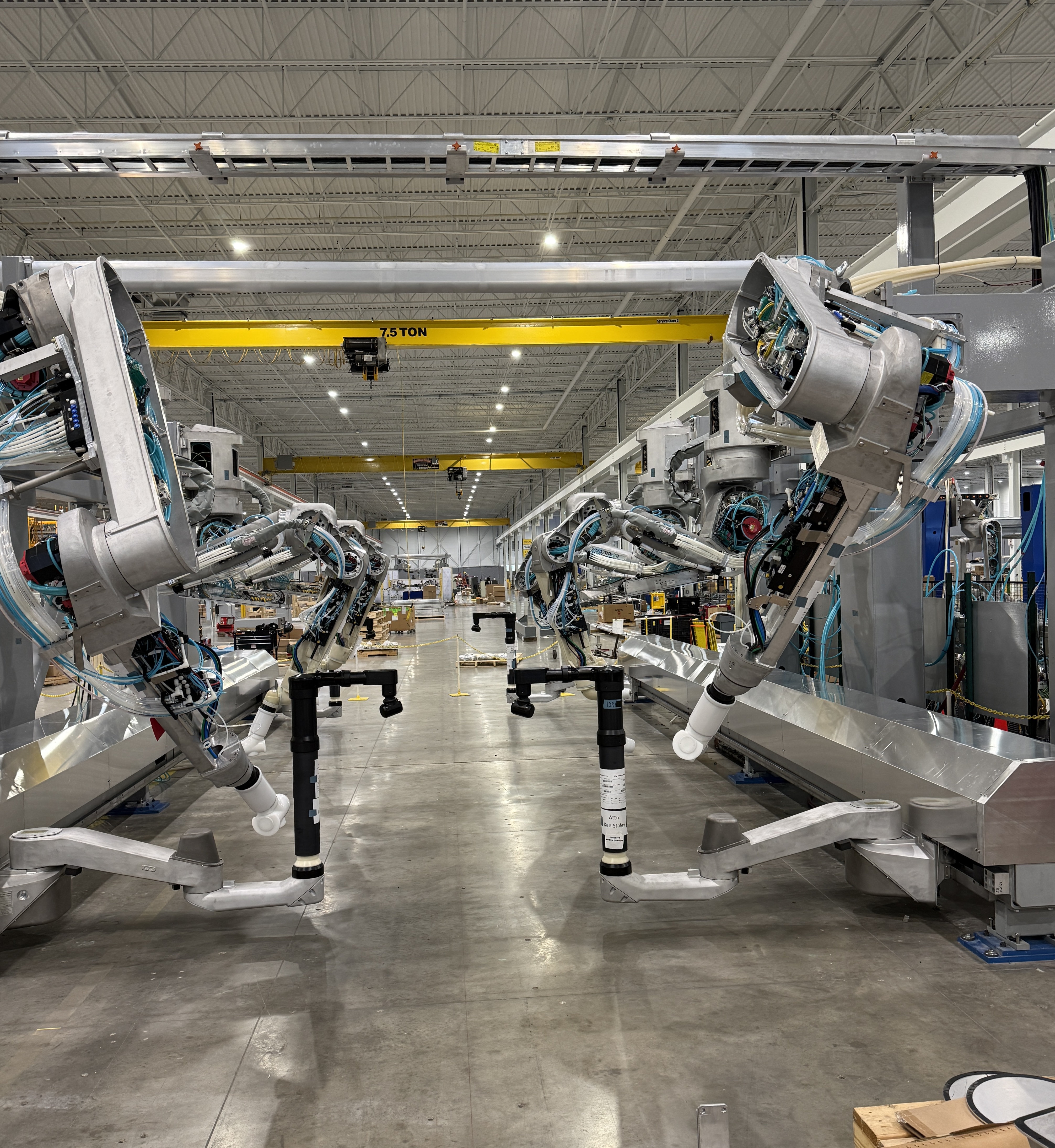 Robot FANUC en entrenamiento